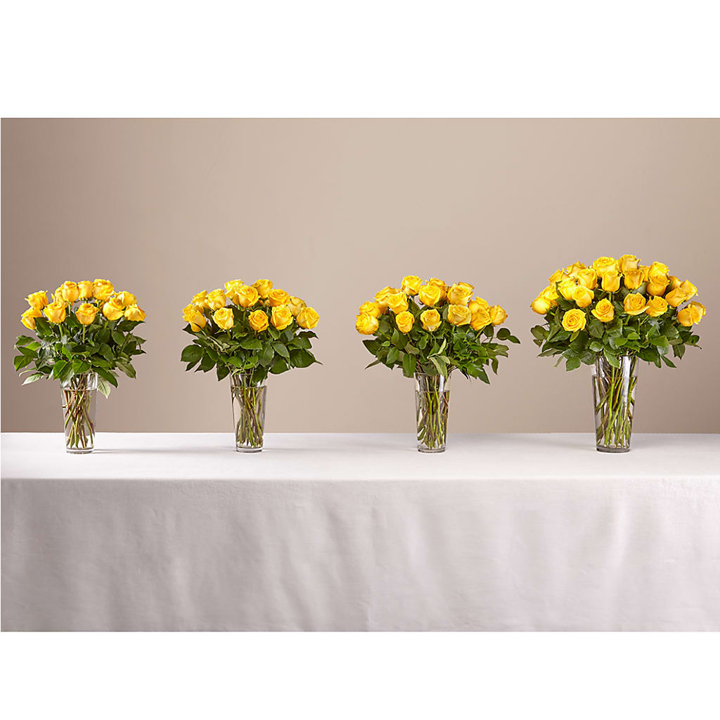 Long Stem Yellow Rose Bouquet – ROWLEE'S BUDS, Los Osos CA