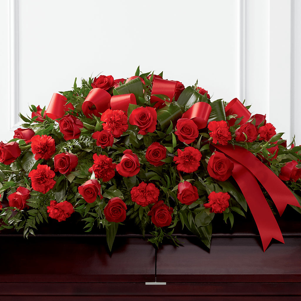 Tribute of Life Casket Spray – ROWLEE'S BUDS, Los Osos CA