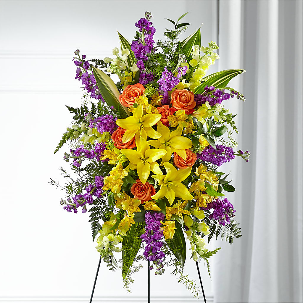 Thoughtful Prayers Standing Spray – ROWLEE'S BUDS, Los Osos CA
