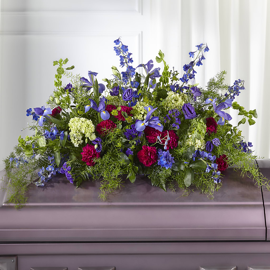 Always Treasured Casket Spray – ROWLEE'S BUDS, Los Osos CA
