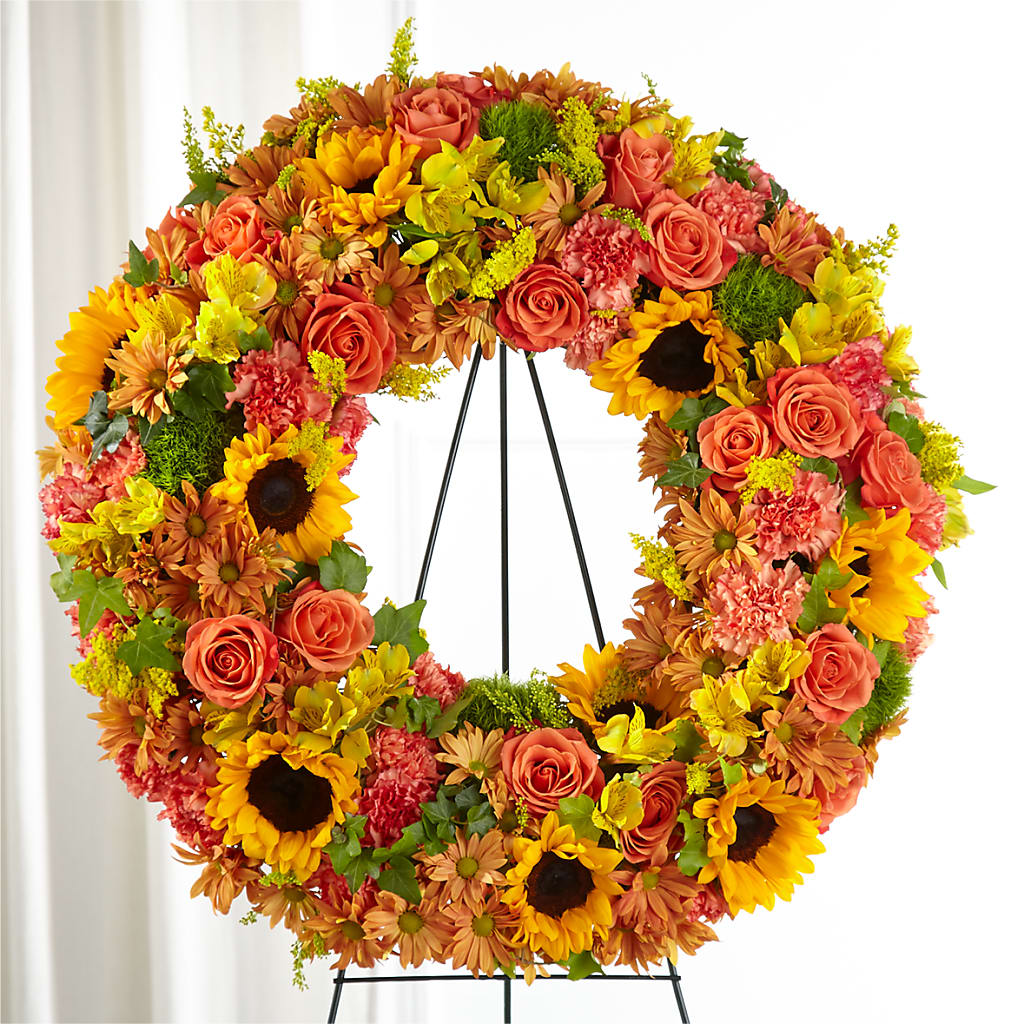 Autumnal Memories Wreath (Standard) – ROWLEE'S BUDS, Los Osos CA