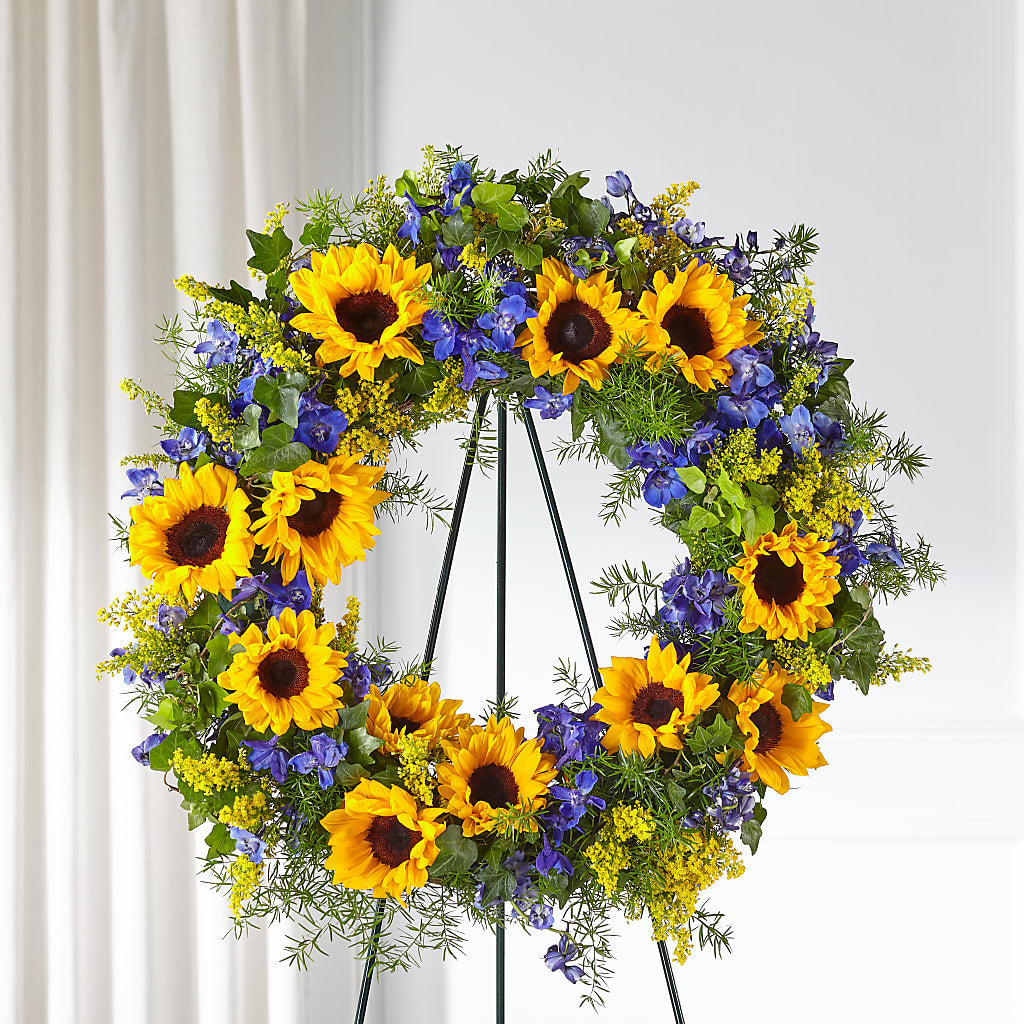 Bright Rays Wreath – ROWLEE'S BUDS, Los Osos CA