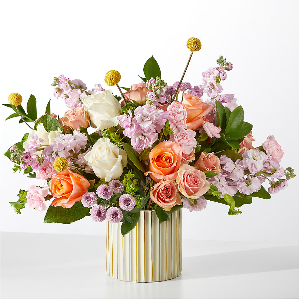 French Market Bouquet with Ivory Vase – ROWLEE'S BUDS, Los Osos CA