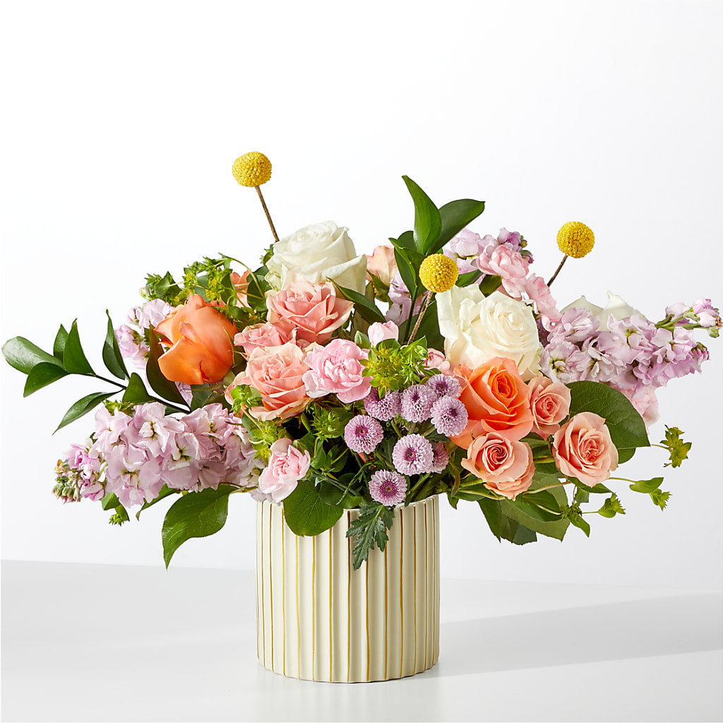 French Market Bouquet with Ivory Vase – ROWLEE'S BUDS, Los Osos CA
