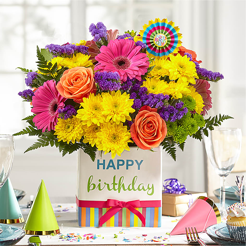 Birthday Brights Bouquet – ROWLEE'S BUDS, Los Osos CA