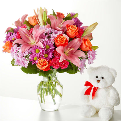 One and Only Bouquet and Bear Bundle – ROWLEE'S BUDS, Los Osos CA