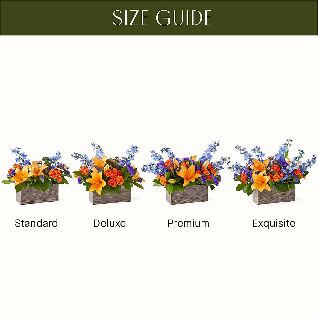 Radiant Citrus Box Bouquet – ROWLEE'S BUDS, Los Osos CA