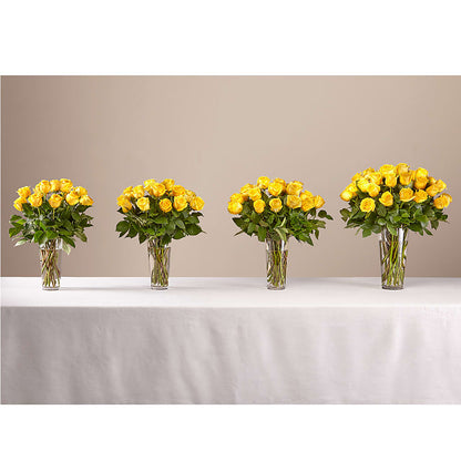 Long Stem Yellow Rose Bouquet – ROWLEE'S BUDS, Los Osos CA