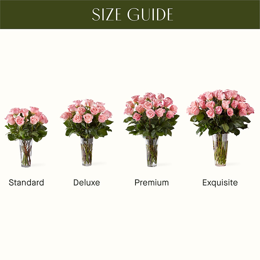 Long Stem Pink Rose Bouquet – ROWLEE'S BUDS, Los Osos CA