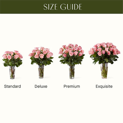 Long Stem Pink Rose Bouquet – ROWLEE'S BUDS, Los Osos CA