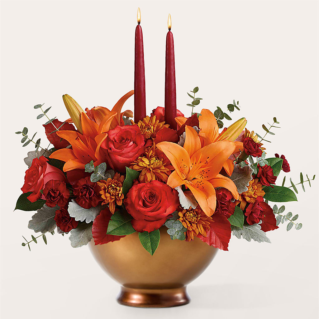 Fruits of Fall Centerpiece – ROWLEE'S BUDS, Los Osos CA