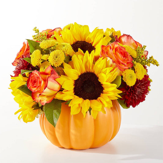 Golden Gourd Pumpkin Bouquet – ROWLEE'S BUDS, Los Osos CA