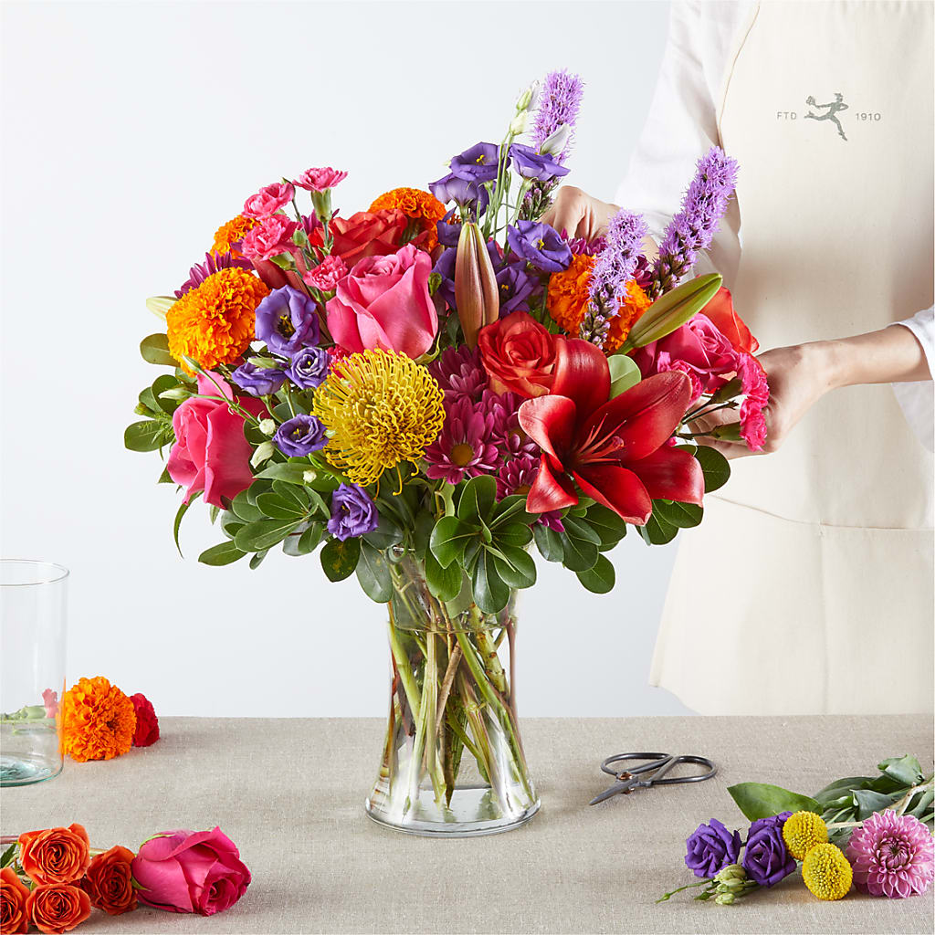 Feast of Color – A Florist Original – ROWLEE'S BUDS, Los Osos CA