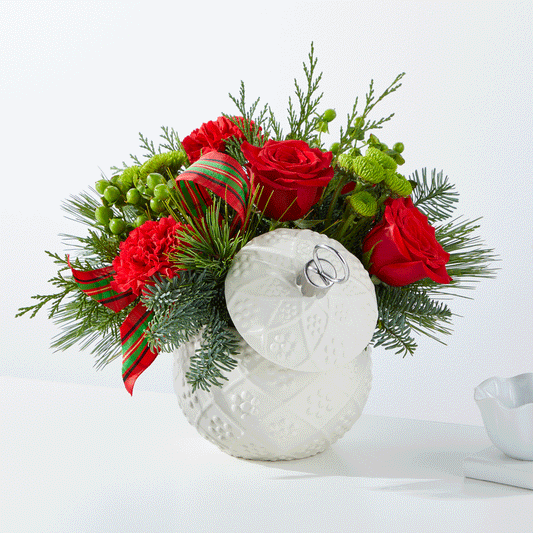 Trimming the Tree Bouquet