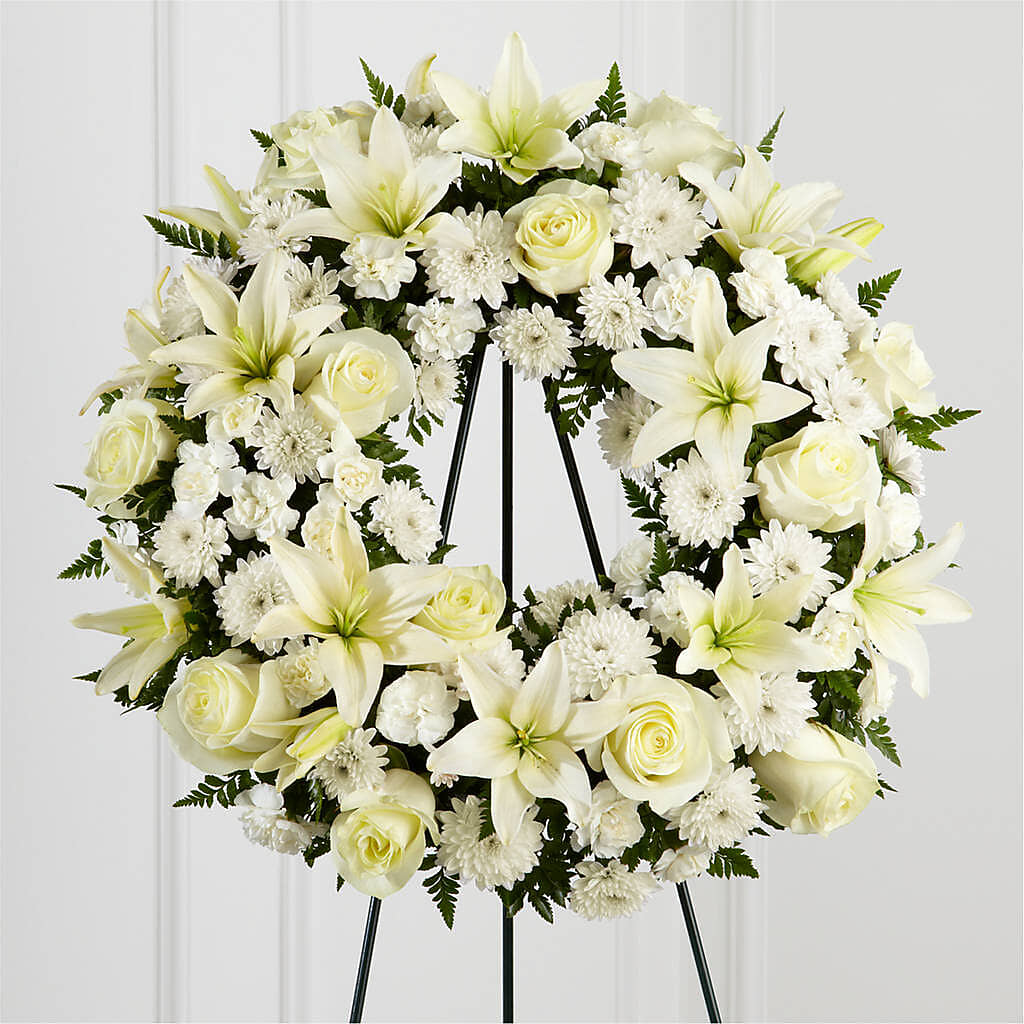Treasured Tribute Wreath – ROWLEE'S BUDS, Los Osos CA