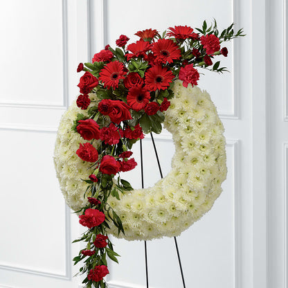 Graceful Tribute Wreath – ROWLEE'S BUDS, Los Osos CA