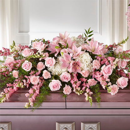 Life & Remembrance Casket Spray – ROWLEE'S BUDS, Los Osos CA