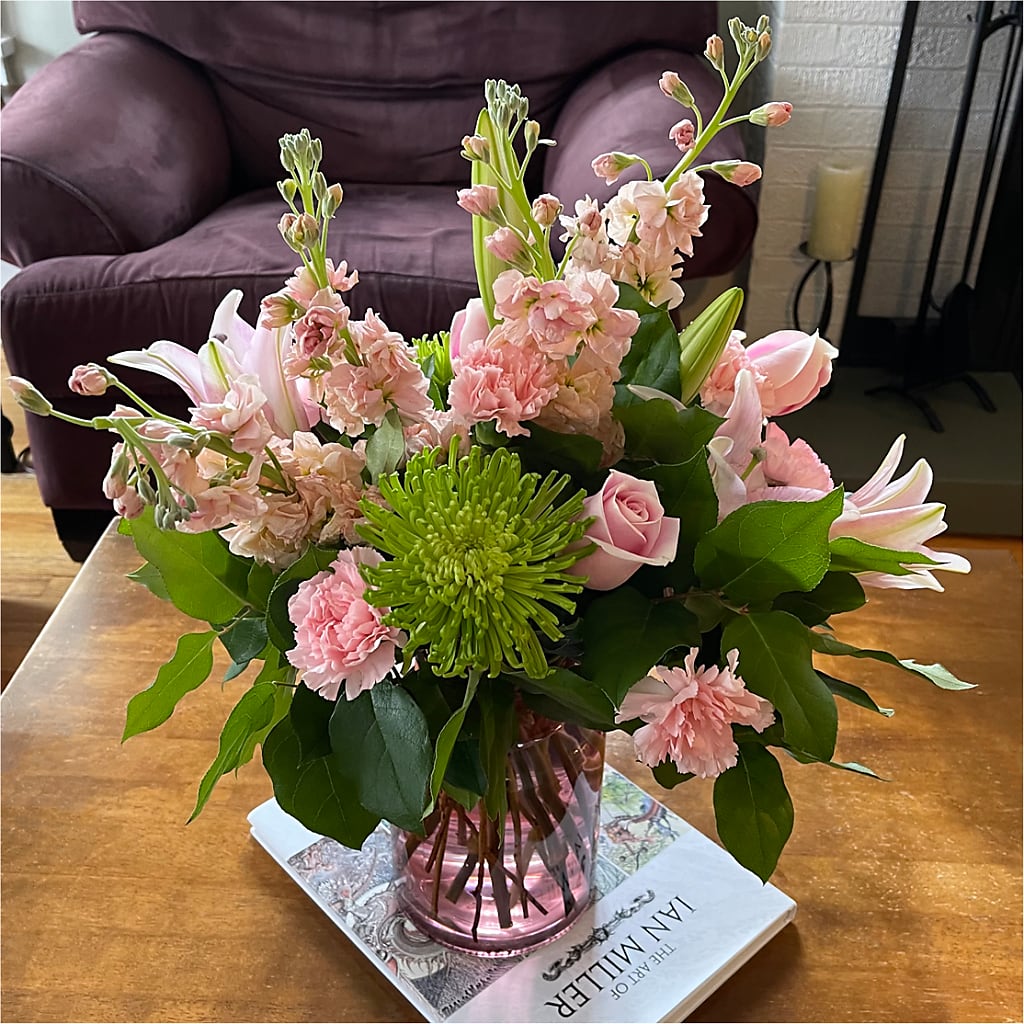 Pretty in Pink Bouquet – ROWLEE'S BUDS, Los Osos CA