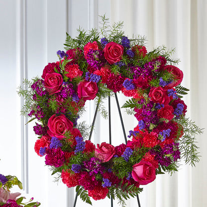 Calming Colors Wreath – ROWLEE'S BUDS, Los Osos CA