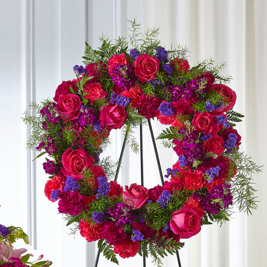 Calming Colors Wreath – ROWLEE'S BUDS, Los Osos CA