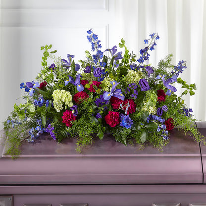 Always Treasured Casket Spray – ROWLEE'S BUDS, Los Osos CA