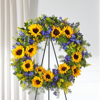 Bright Rays Wreath – ROWLEE'S BUDS, Los Osos CA