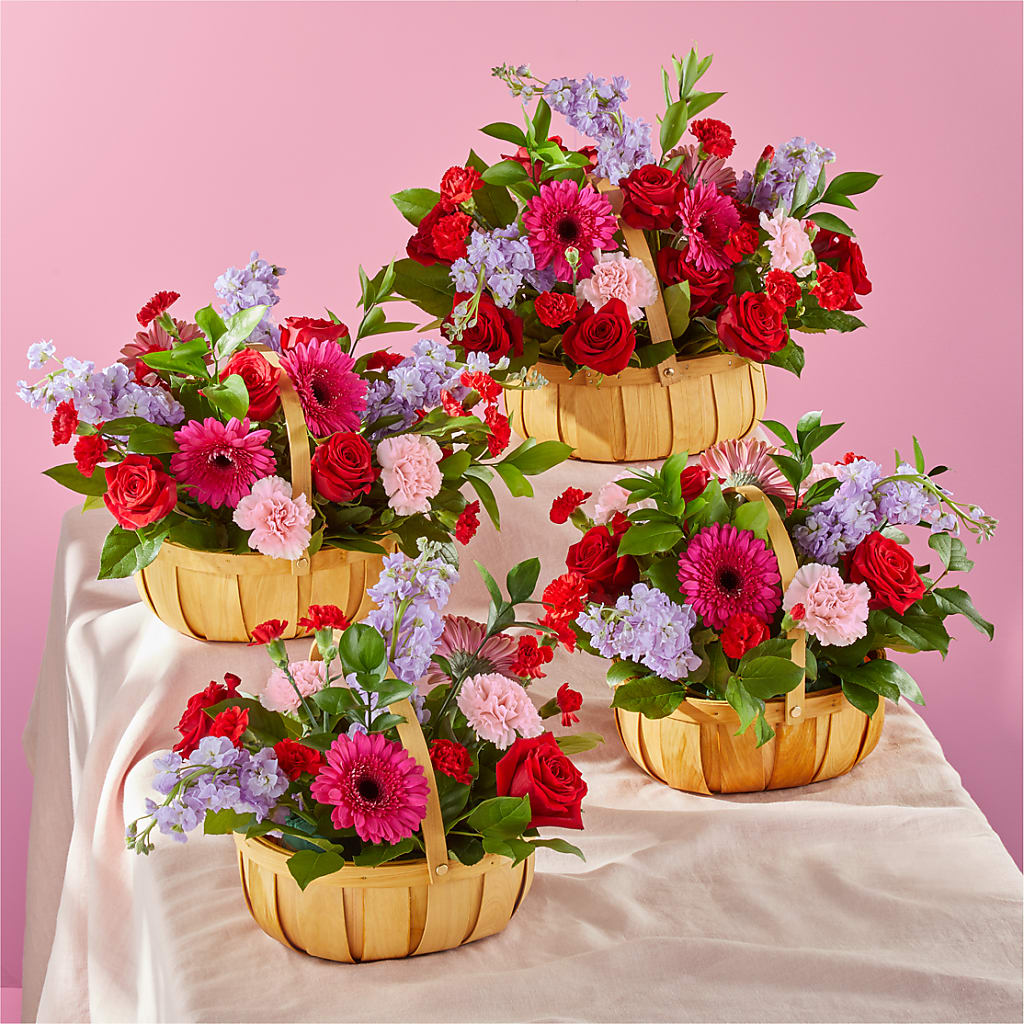 Pink Picnic Basket – ROWLEE'S BUDS, Los Osos CA