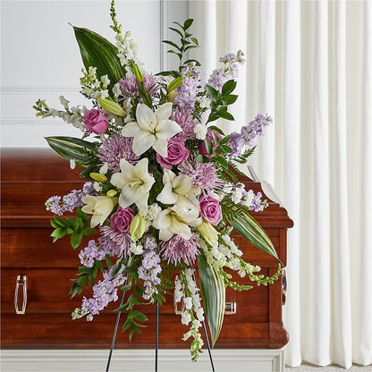 Grateful Hearts Standing Spray – ROWLEE'S BUDS, Los Osos CA