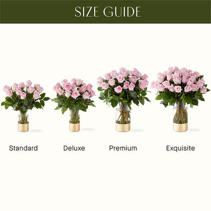 Picture Perfect Pink Rose Bouquet – ROWLEE'S BUDS, Los Osos CA