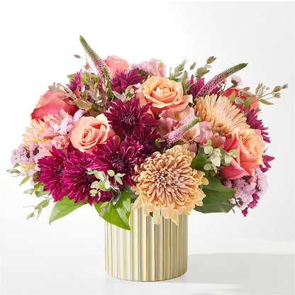 Berry Cobbler Bouquet with Ivory Vase – ROWLEE'S BUDS, Los Osos CA
