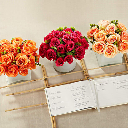 Dawn Rose Centerpiece – ROWLEE'S BUDS, Los Osos CA
